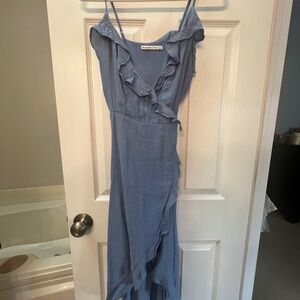 Abercrombie & Fitch Asymmetrical Blue Dress